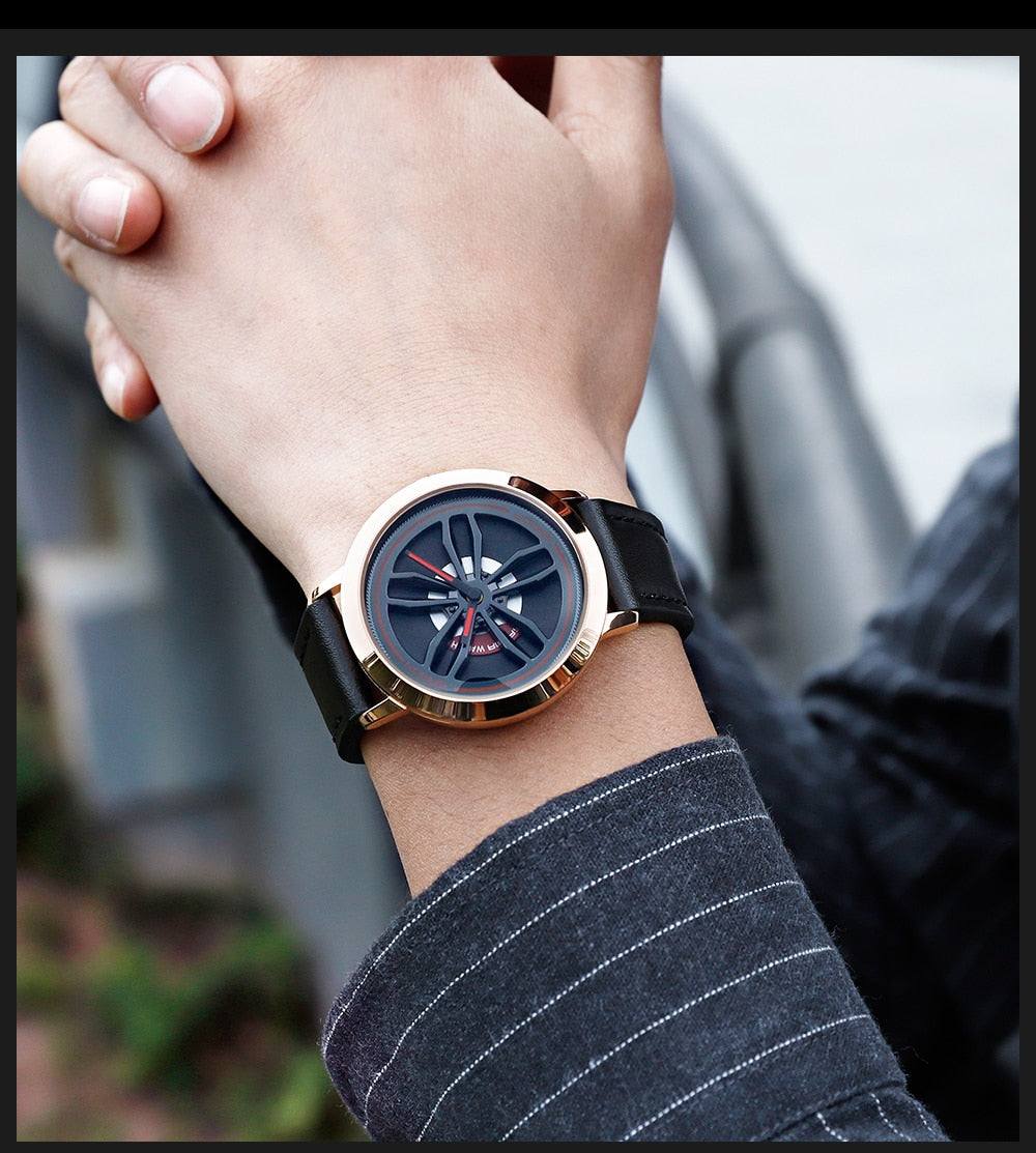 Rotating Car Wheel Wrist Watch for Men - Premium Watches from Dressmycell.com - Just $40.00! Shop now at Dressmycell.com Rotating Car Wheel Wrist Watch for Men - Premium Watches from Dressmycell.com - Just $40.00! Shop now at Dressmycell.com